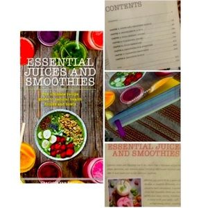Essential Juices and Smoothies Recipe Book Healthy Living Wellness NWT